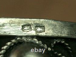 Translation: Beautiful Ancient Berber Bracelet in Solid Stamped Silver