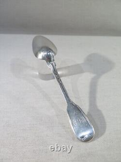Translation: Old Large Solid Silver Table Spoon Farmers General XVIII