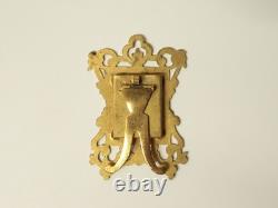 Two antique miniature frames, solid silver and gilt copper, 20th century