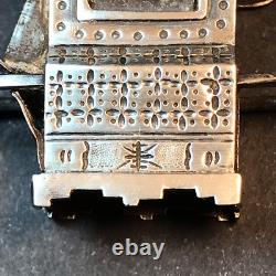 Very Ancient Solid Silver Palanquin China Stamped Underneath the Piece