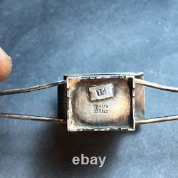 Very Ancient Solid Silver Palanquin China Stamped Underneath the Piece
