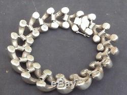 Very Beautiful And Old Bracelet For Women In Sterling Silver Art Deco
