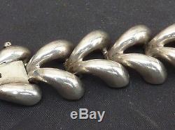 Very Beautiful And Old Bracelet For Women In Sterling Silver Art Deco