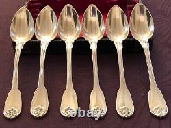 Very Beautiful Old And Lourdes Spoons In Solid Silver