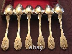Very Beautiful Old And Lourdes Spoons In Solid Silver