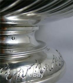 Very Beautiful Salad Bowl / Sterling Silver Cup Old Trophy Horse Biarritz 1,010 KG