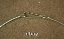 Very Beautiful Vintage Old Necklace in Solid Silver Design with Movable Elements