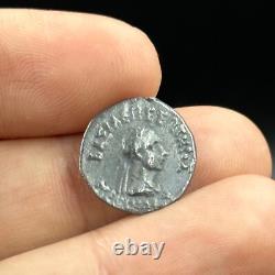 Very ancient Roman coin in very rare solid silver
