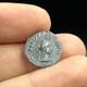 Very Ancient Roman Coin In Very Rare Solid Silver