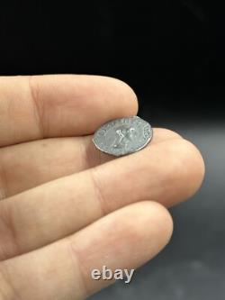 Very ancient Roman coin in very rare solid silver