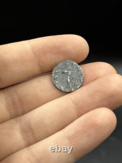 Very ancient Roman coin in very rare solid silver