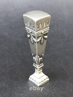 Very pretty old small SILVER SEAL in SOLID 800 SILVER