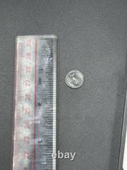 Very unique ancient Greek collectible piece, solid silver drachma