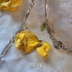 Vintage 835 Silver Necklace, Delicate Filigree Chain, 60 cm