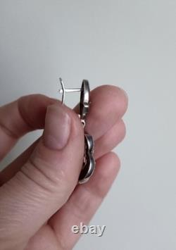 Vintage 925 Silver Earrings