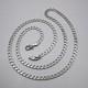 Vintage 925 Sterling Silver Chain, Signed Antique Jewelry, 10.01g