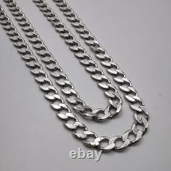 Vintage 925 Sterling Silver Chain, Signed Antique Jewelry, 10.01g