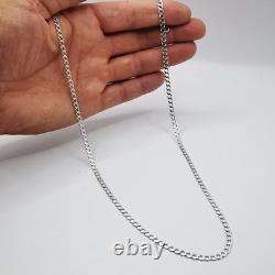 Vintage 925 Sterling Silver Chain, Signed Antique Jewelry, 10.01g