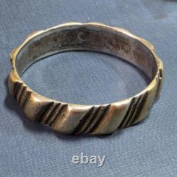 Vintage Aït Atta Berber Bracelet, Morocco, Solid Silver, Ram Hallmark, 82g