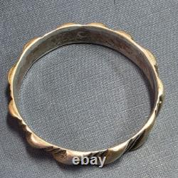 Vintage Aït Atta Berber Bracelet, Morocco, Solid Silver, Ram Hallmark, 82g