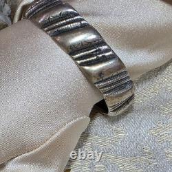 Vintage Aït Atta Berber Bracelet, Morocco, Solid Silver, Ram Hallmark, 82g