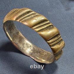 Vintage Aït Atta Berber Bracelet, Morocco, Solid Silver, Ram Hallmark, 82g