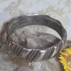 Vintage Aït Atta Berber Bracelet, Morocco, Solid Silver, Ram Hallmark, 82g