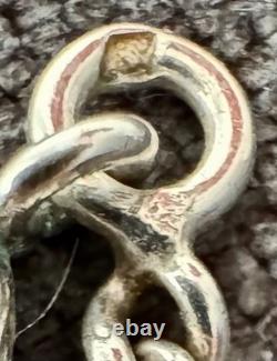 Vintage Ancient Coral and Solid Silver Necklace Oceania