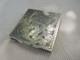 Vintage Antique Powder Compact Solid Silver 49.60 Grams Floral Flower Art Nouveau Nbc20