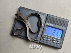 Vintage Braided Choker Necklace in Solid Silver, 900 Hallmark, P21, 1G