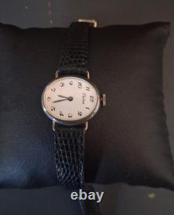 Vintage CHILEX Ladies’ Antique Watch in Solid Silver, Hallmarked (RW)