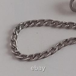 Vintage Large Silver Rope Necklace Solid Silver Hallmarks