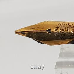 Vintage Lever Fountain Pen SOLID SILVER and 18K Gold Nib Year 1930