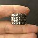 "vintage Mauboussin 925 Solid Silver Ring Band Designer Rings"