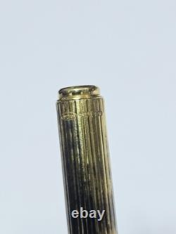 Vintage PIERRE CARDIN Ballpoint Pen in Solid Silver Vermeil - Replaceable Ink Cartridge