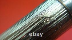 Vintage Parker Solid Silver Fountain Pen 750 France