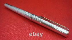 Vintage Parker Solid Silver Fountain Pen 750 France