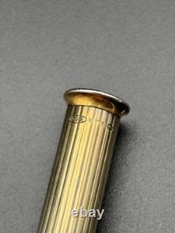 Vintage Pierre Cardin Fountain Pen Pencil, Solid 925 Sterling Silver Body, 18ct Gold Nib