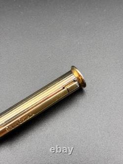 Vintage Pierre Cardin Fountain Pen Pencil, Solid 925 Sterling Silver Body, 18ct Gold Nib