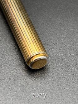 Vintage Pierre Cardin Fountain Pen Pencil, Solid 925 Sterling Silver Body, 18ct Gold Nib