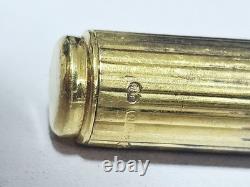 Vintage Pierre Cardin ballpoint pen in vermeil and solid silver, replaceable refill