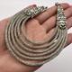 Vintage Rare 42 Cm Solid Silver Ethnic Style Women's Necklace