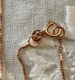 Vintage Rose Gold Solid Silver Pendant Necklace, Huge Genuine Baroque Pearl