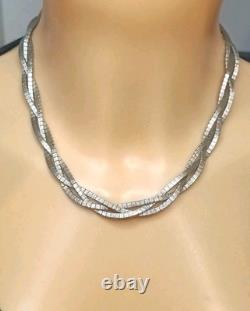 Vintage Silver 925 Choker Necklace