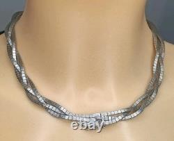 Vintage Silver 925 Choker Necklace