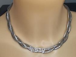 Vintage Silver 925 Choker Necklace