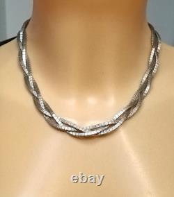Vintage Silver 925 Choker Necklace