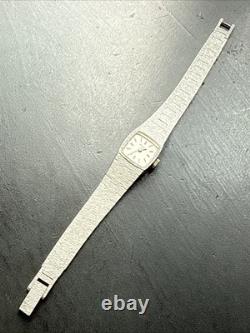 Vintage Silver Bracelet Watch Solid Silver Simple Chain Link