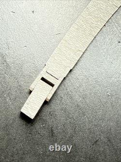 Vintage Silver Bracelet Watch Solid Silver Simple Chain Link