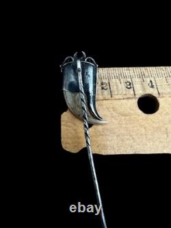 Vintage Silver Ethno Unisex Handmade Brooch Antique Collection